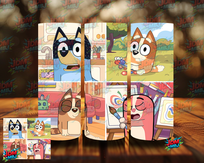 Inspired by Bluey Sublimation Prints