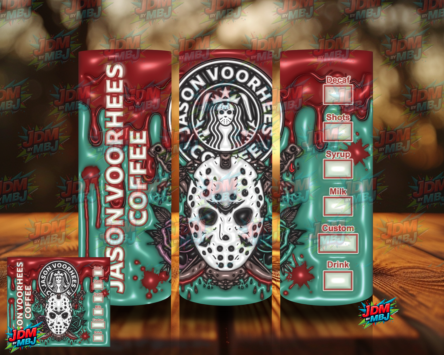 Bubble Style "Coffee" Sublimation Prints