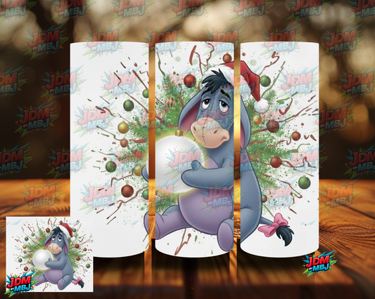 Inspired by Eeyore Christmas Ball Sublimation Prints