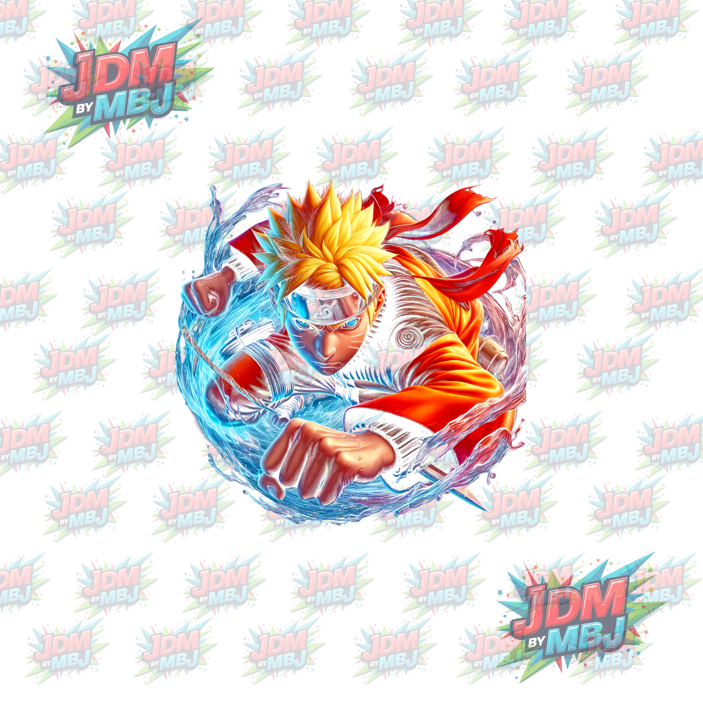 Iron On - Naruto 'Halftone' DTF