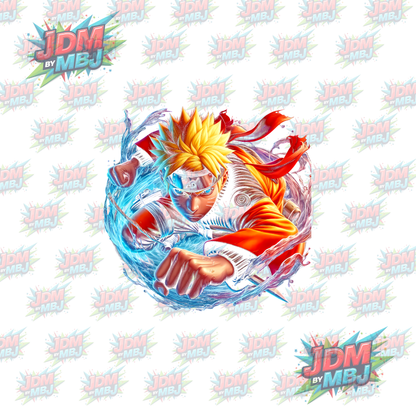 Iron On - Naruto 'Halftone' DTF