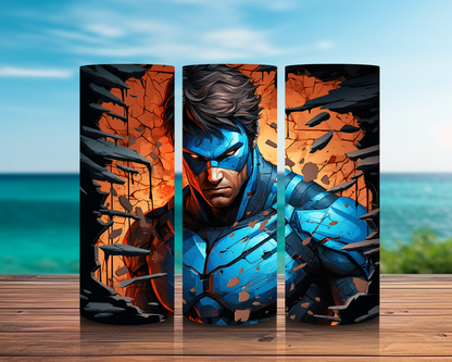 Inspired by 3D Super Hero in Wall Sublimation Prints