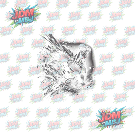 Iron On - Superhero Halftone DTF