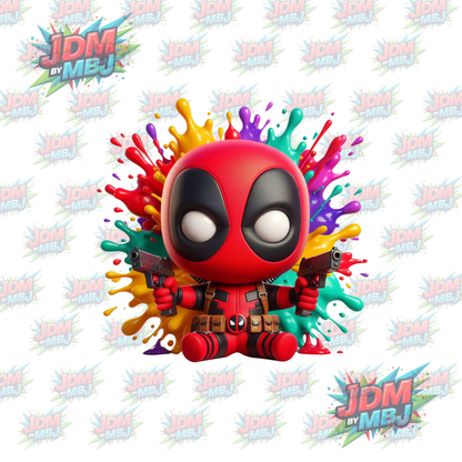 Iron On - Inspired Disney Colour Splash DTF 20cm