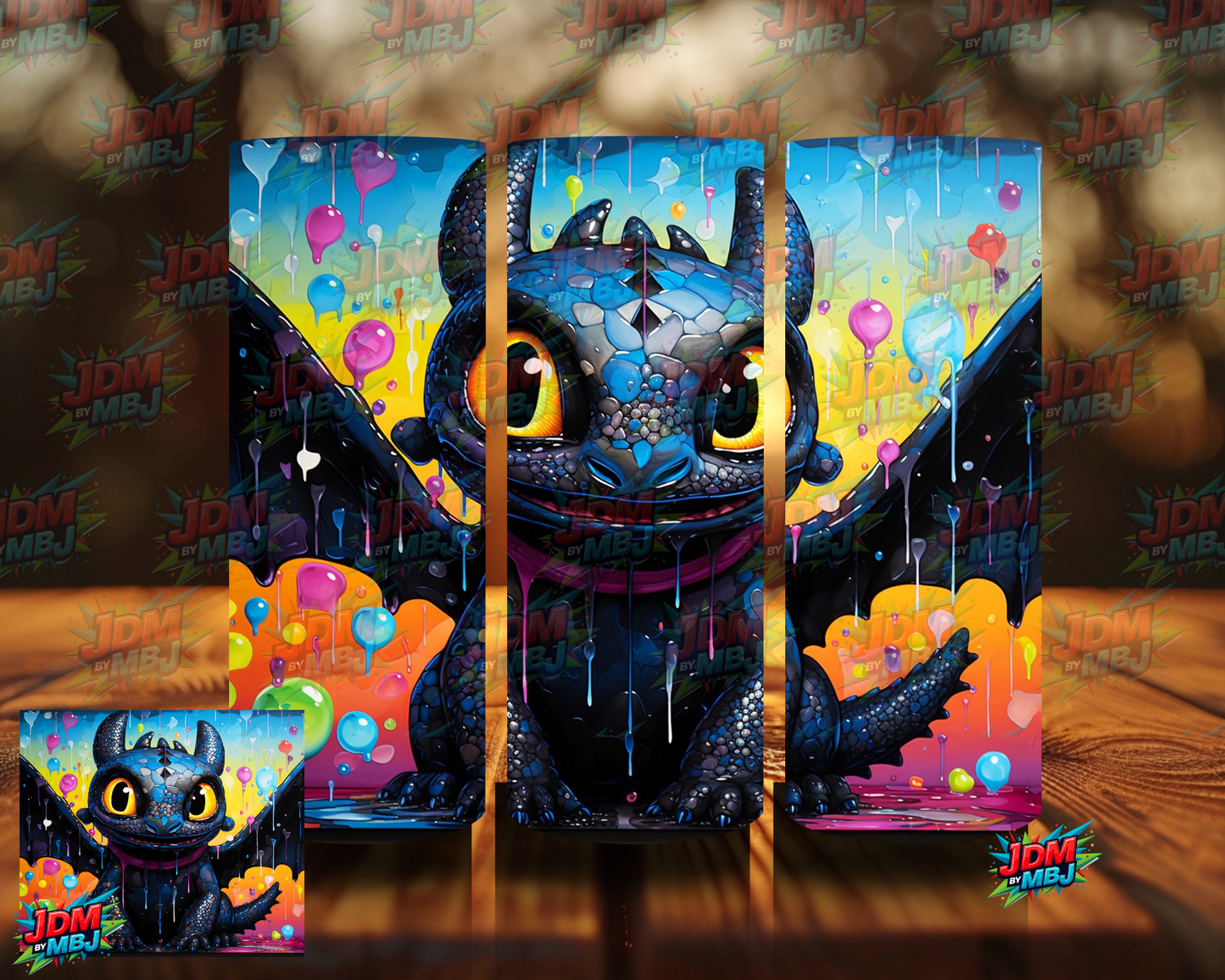 Inspired by Toothless Sublimation Prints