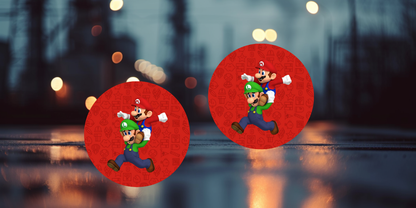 Impresiones de sublimación de posavasos de Super Mario (8 por página)