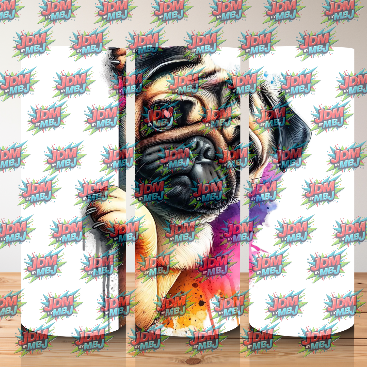 Inspirado en las impresiones de sublimación de mascotas.