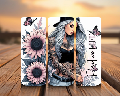 Inspirado en las impresiones de sublimación de Tattoo Girl