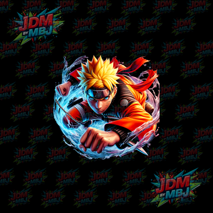 Iron On - Naruto 'Halftone' DTF