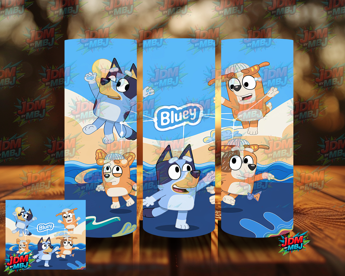 Inspired by Bluey Sublimation Prints