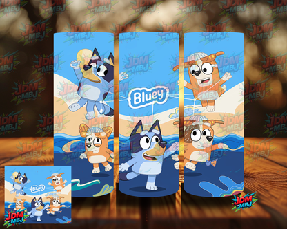 Inspired by Bluey Sublimation Prints