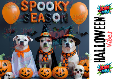 Inspirado en las impresiones de sublimación de Halloween