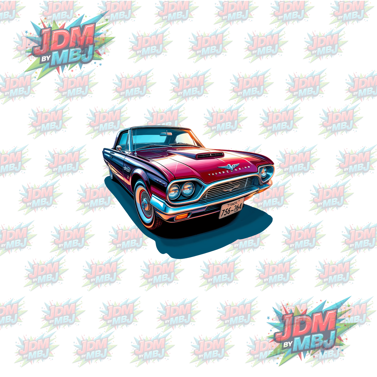 Iron On - Classic Vintage Cars DTF 20cm