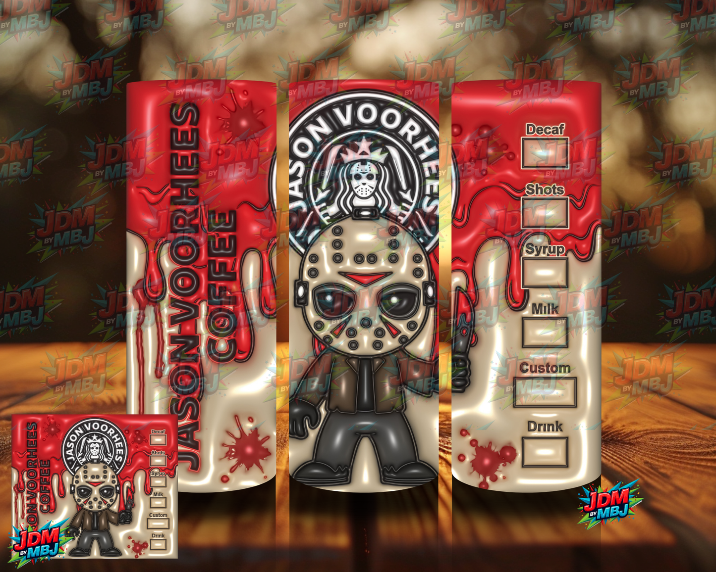 Bubble Style "Coffee" Sublimation Prints