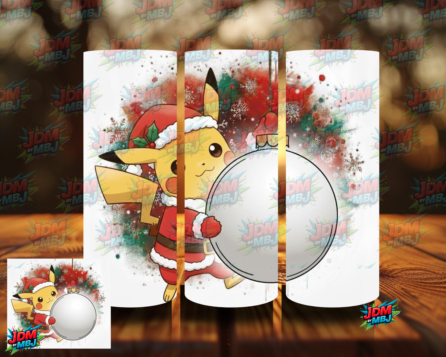 Inspired by Pokémon Christmas Ball Sublimation Prints