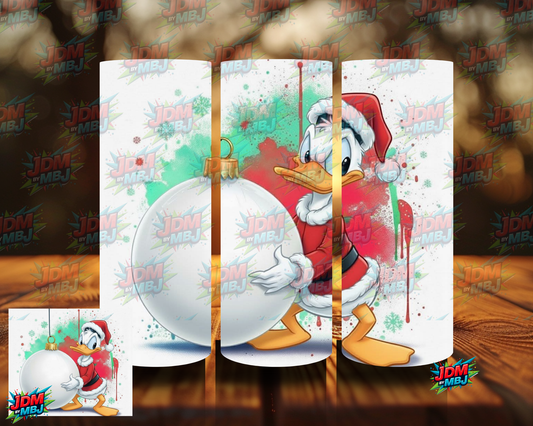 Inspired by Donald Duck Christmas Ball Sublimation Prints