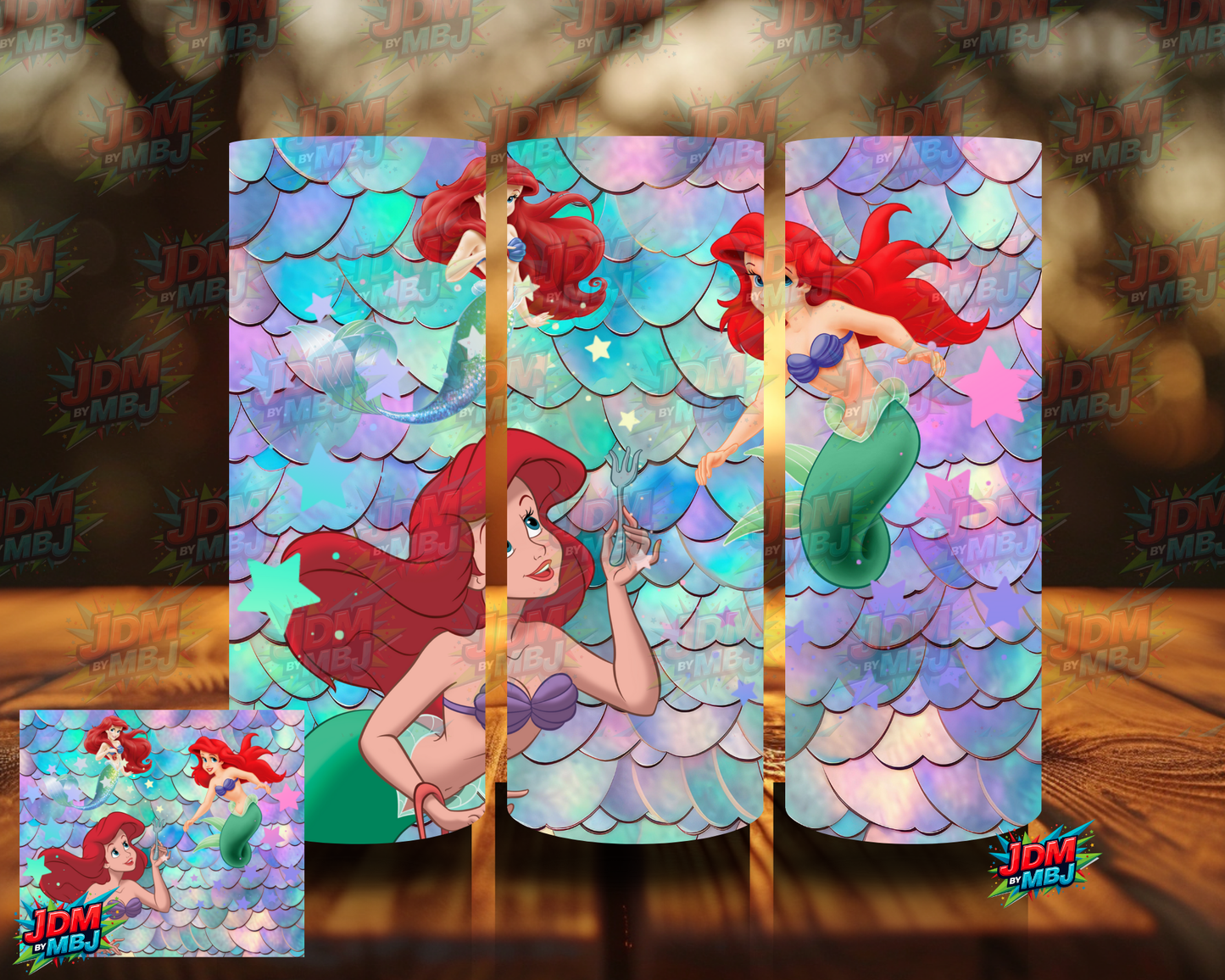 Inspired by The Little Mermaid Sublimation Prints