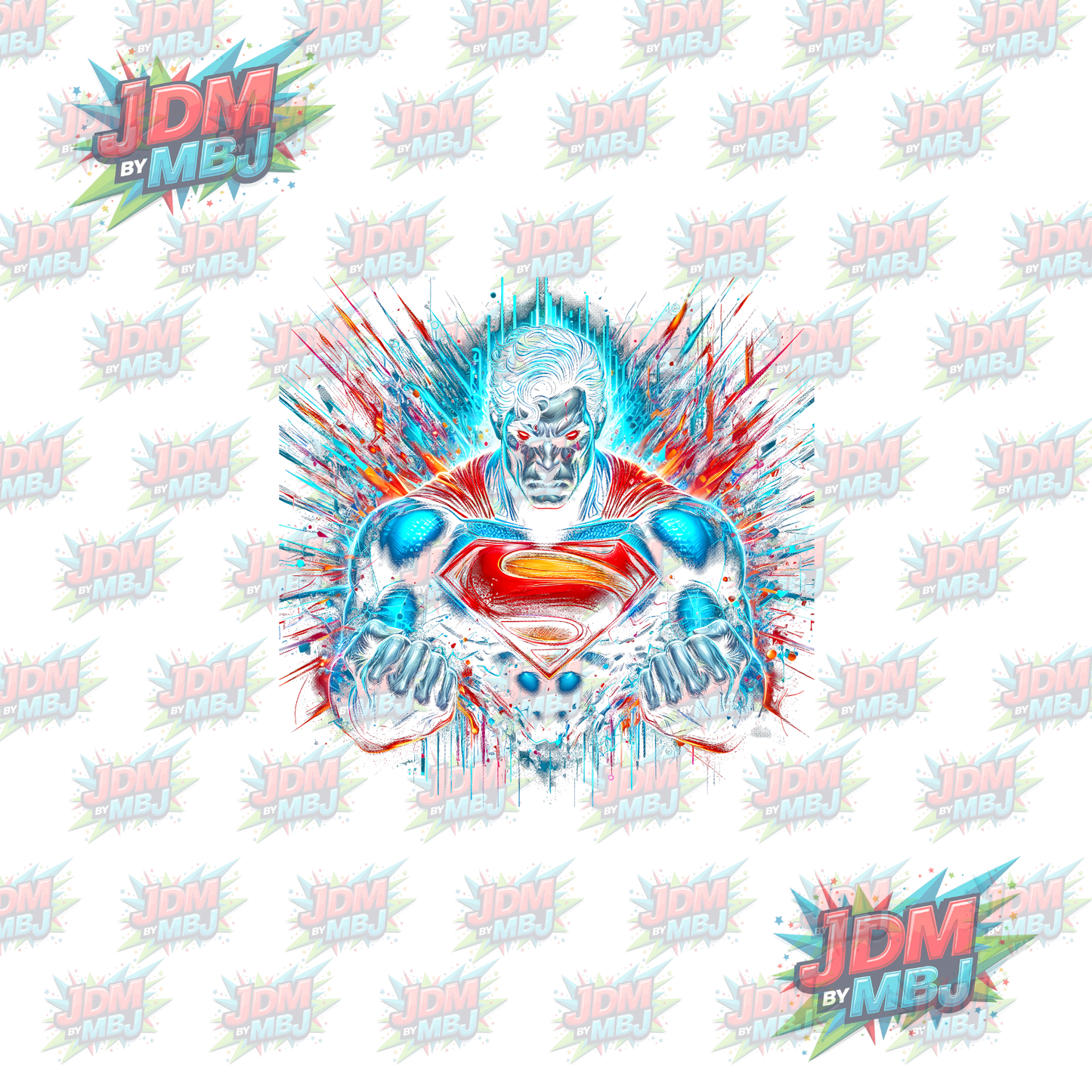 Iron On - Superhero Halftone DTF