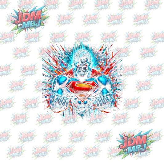 Iron On - Superhero Halftone DTF