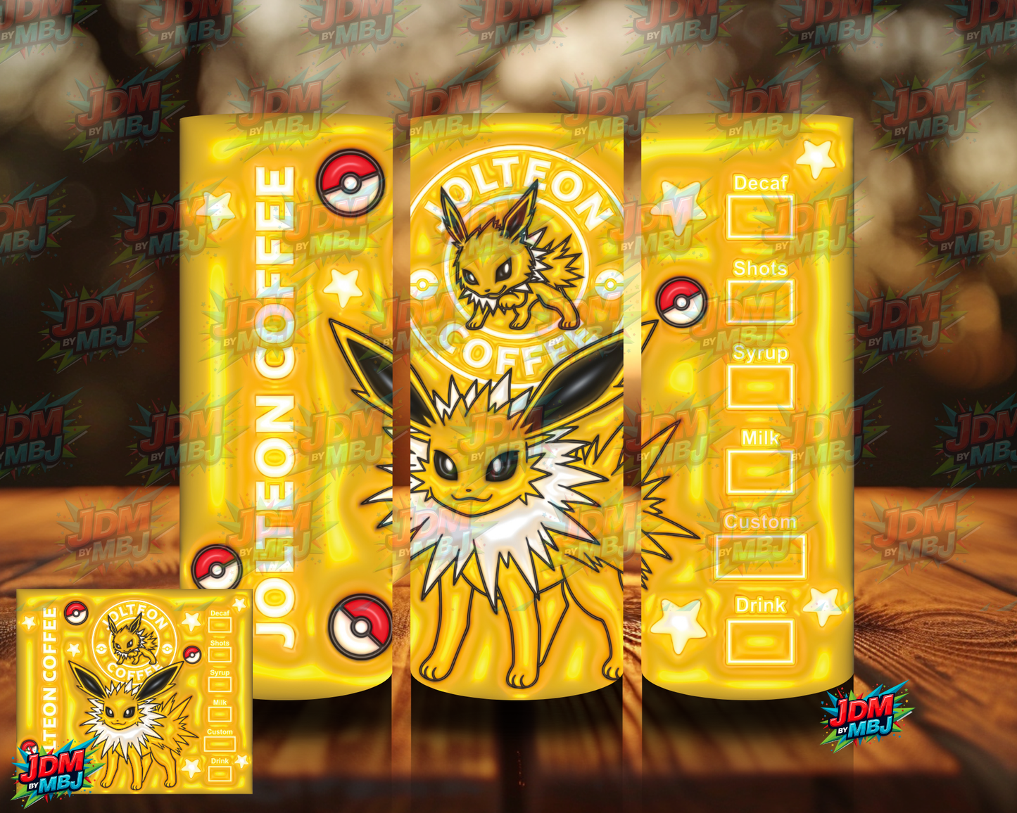 Bubble Style "Coffee" Sublimation Prints