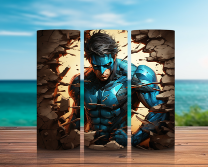 Inspired by 3D Super Hero in Wall Sublimation Prints