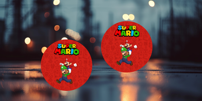 Impresiones de sublimación de posavasos de Super Mario (8 por página)