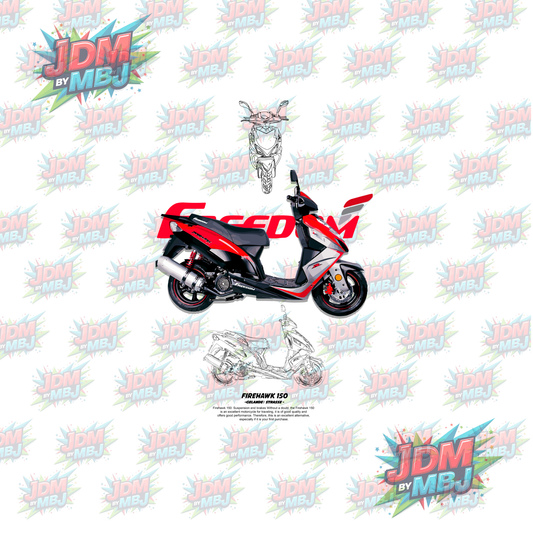 Iron On - Motorcycle  DTF