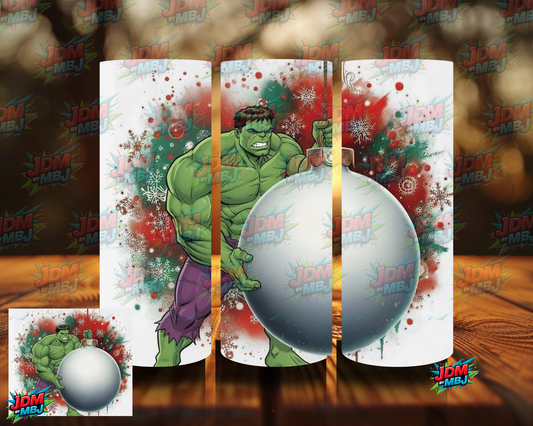 Inspired by Hulk Christmas Ball Sublimation Prints