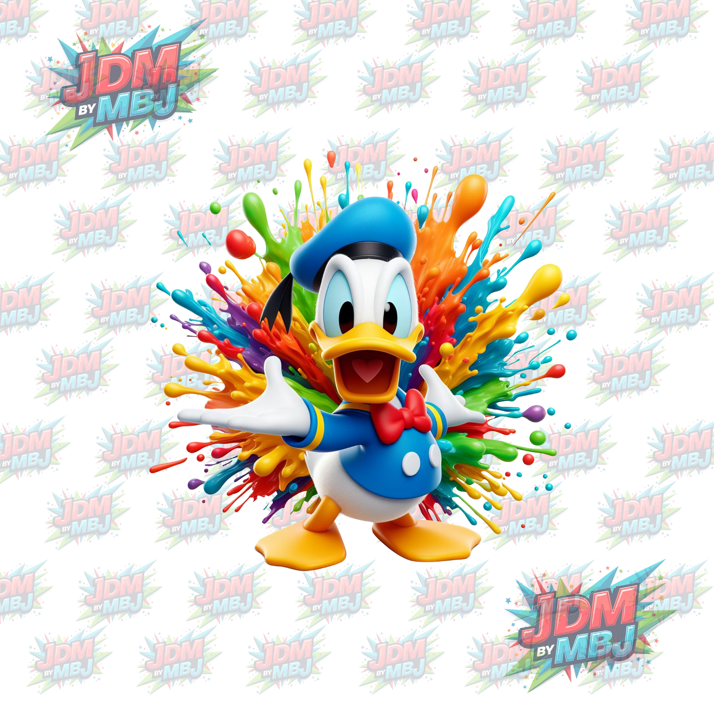 Iron On - Inspired Disney Colour Splash DTF 20cm