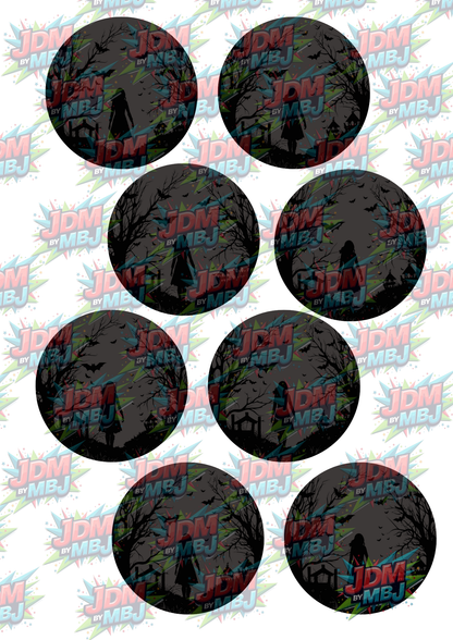 Impresiones de sublimación de posavasos para coche (8 por página)