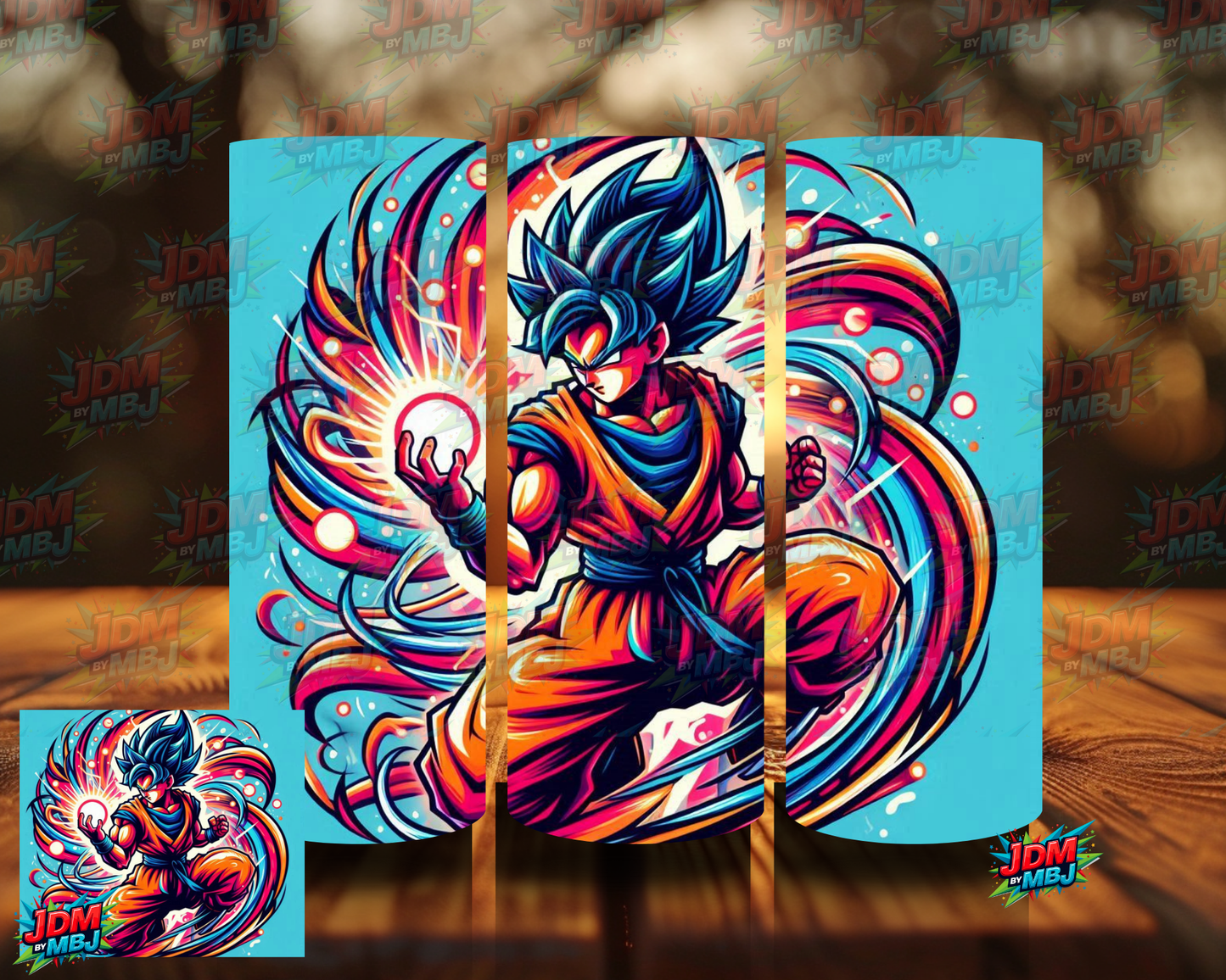 Inspired by Dragon Ball Z Sublimation Prints
