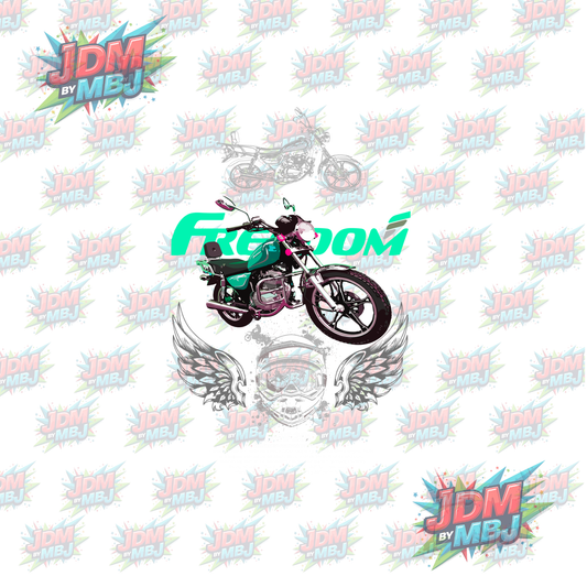 Iron On - Motorcycle  DTF