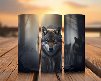 Inspirado en impresiones de sublimación de lobos