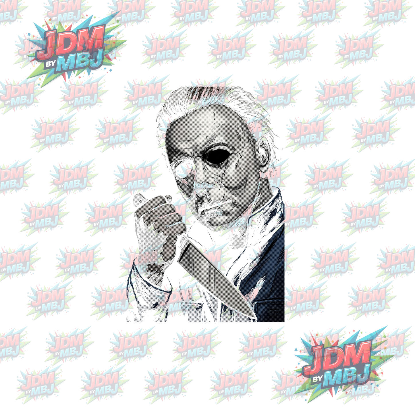Iron On - Horror 'Halftone' DTF
