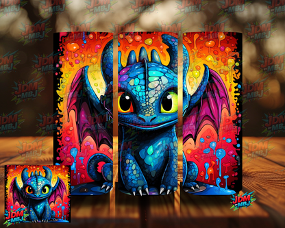 Inspired by Toothless Sublimation Prints