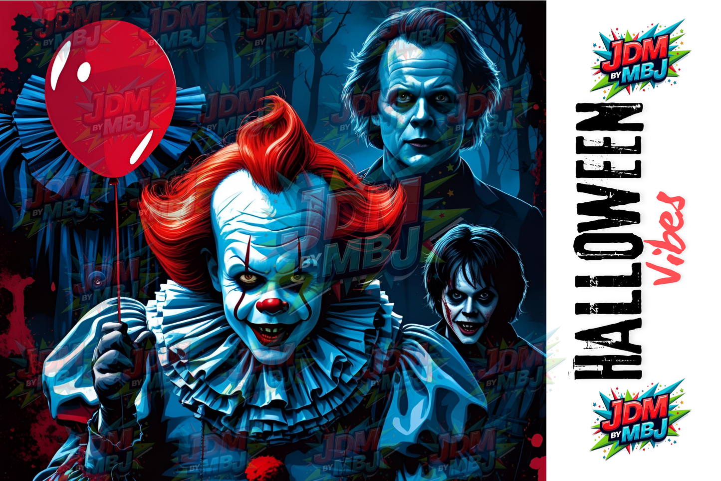 Inspirado en las impresiones de sublimación de Halloween