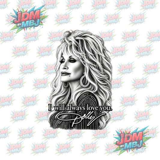 Iron On - Dolly Parton DTF