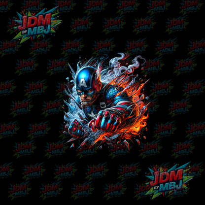 Iron On - Superhero Halftone DTF