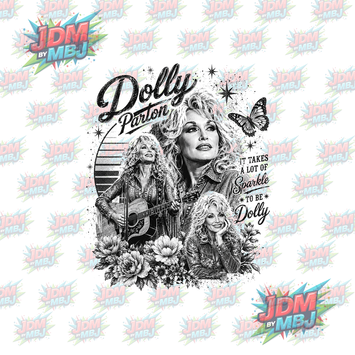 Iron On - Dolly Parton DTF