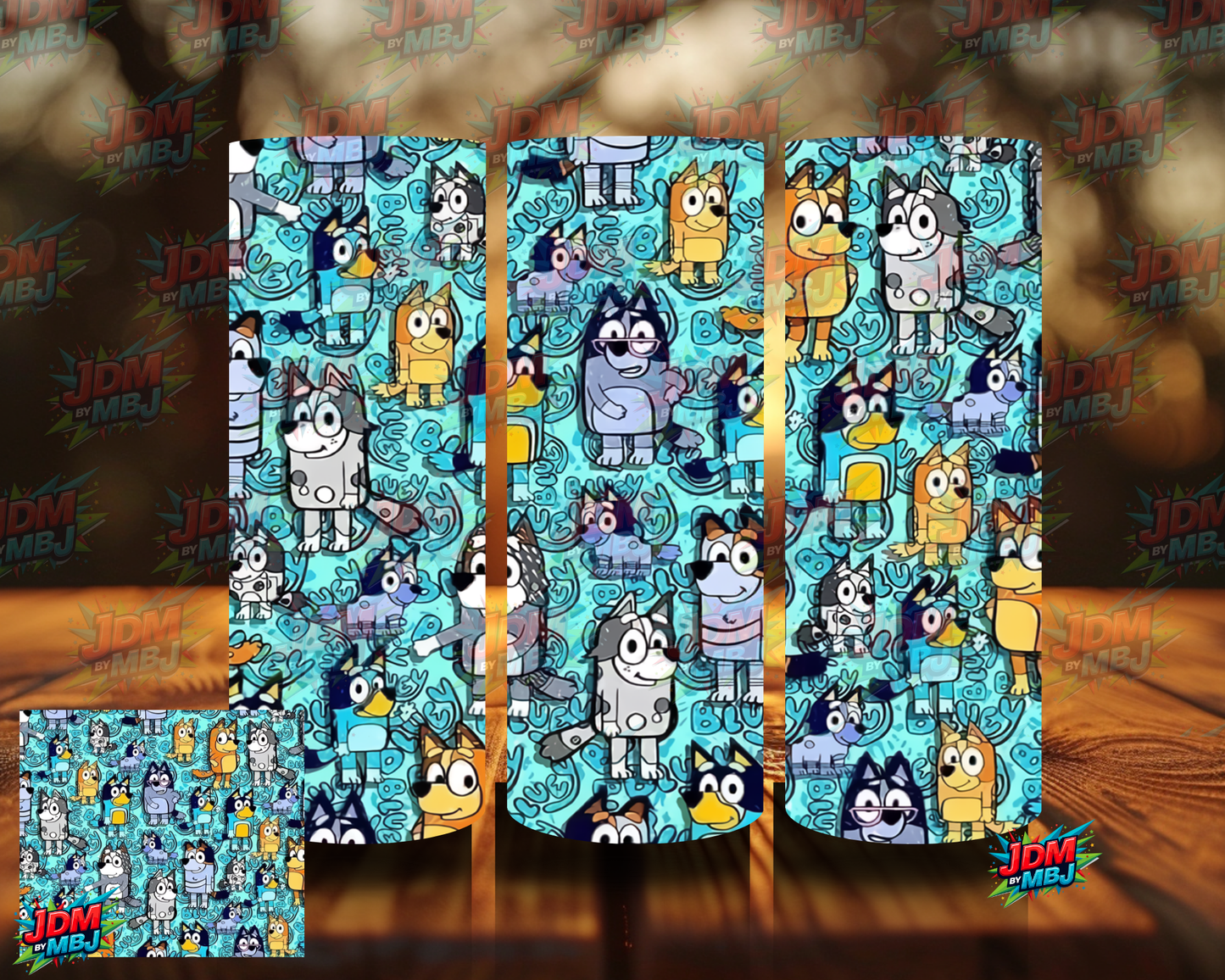 Inspired by Bluey Sublimation Prints