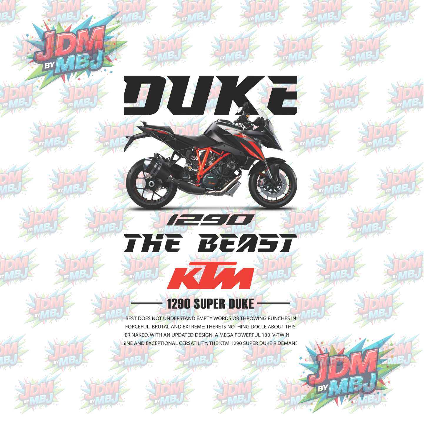 Iron On - Motorcycle  DTF
