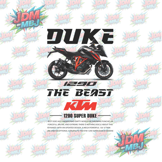 Iron On - Motorcycle  DTF