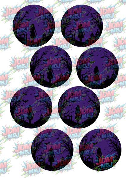 Impresiones de sublimación de posavasos para coche (8 por página)