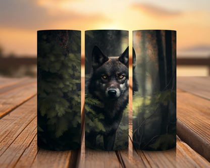 Inspirado en impresiones de sublimación de lobos