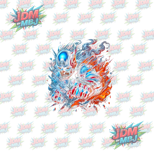 Iron On - Superhero Halftone DTF