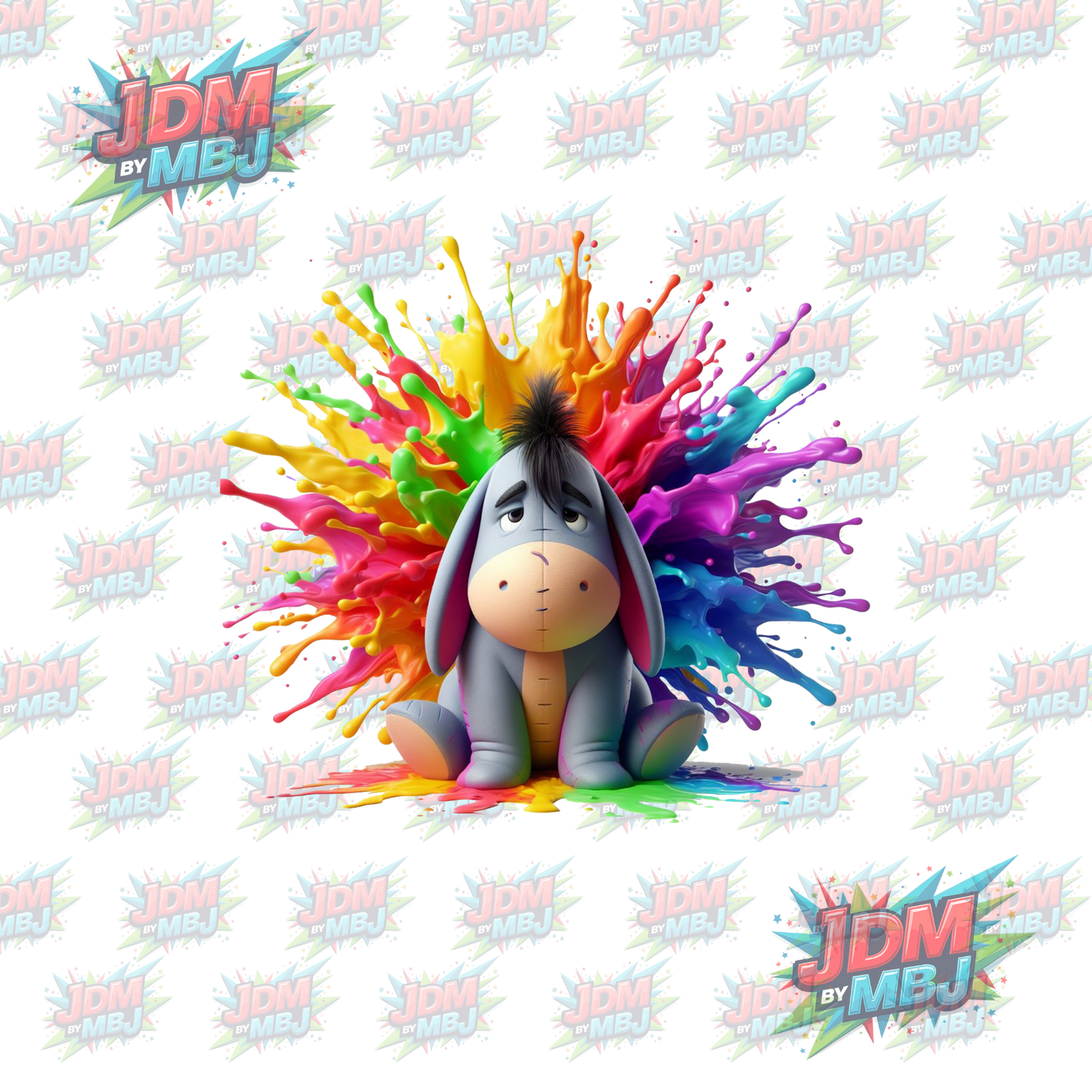 Iron On - Inspired Disney Colour Splash DTF 20cm