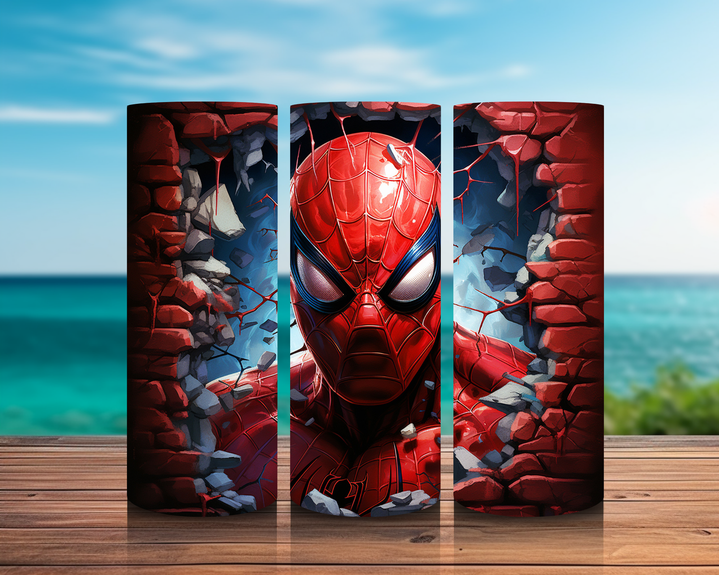 Inspirado en superhéroes 3D en impresiones de sublimación de pared