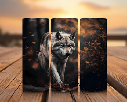 Inspirado en impresiones de sublimación de lobos