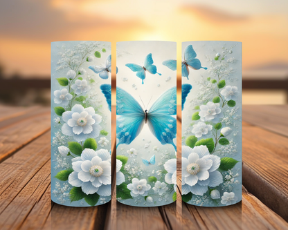 Impresiones de sublimación de aves y mariposas