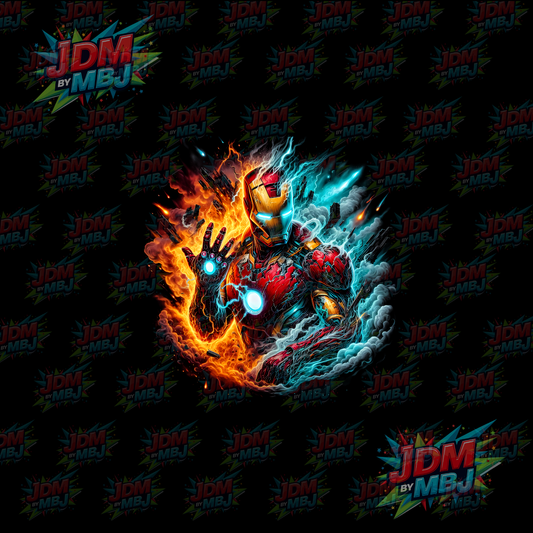 Iron On - Superhero Halftone DTF